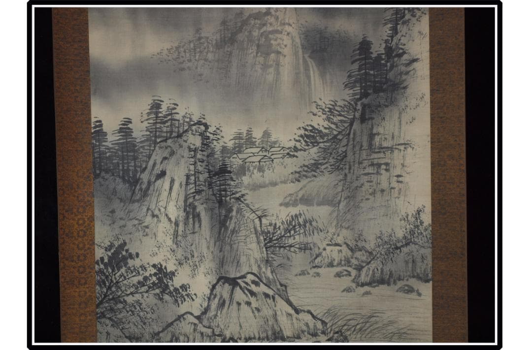 日本江戸時代肉筆掛け軸そ※激安骨董品 X952C15-3