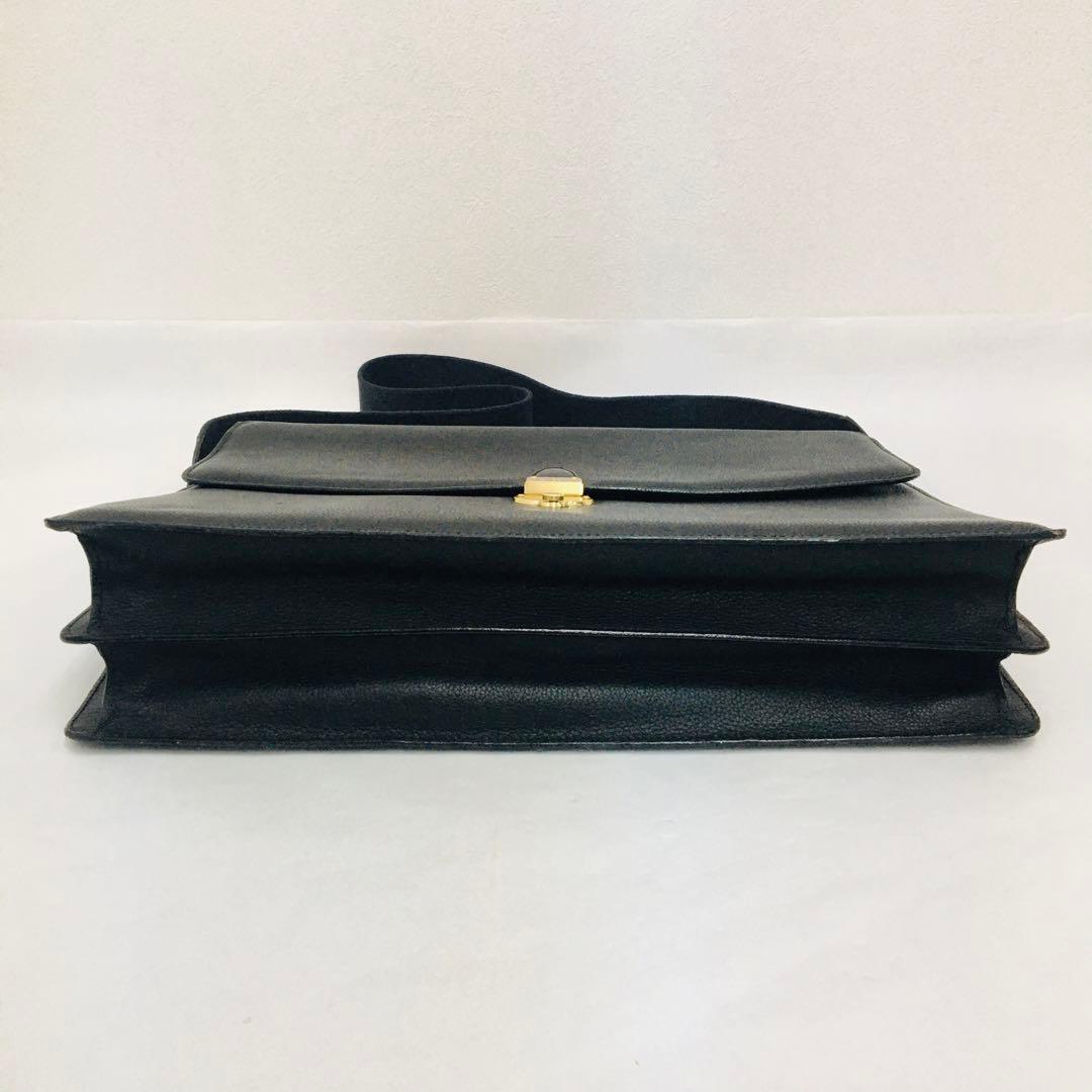 バリー BALLY ビジネスバッグ ブリーフケース レザー ダイヤルキー 中古品