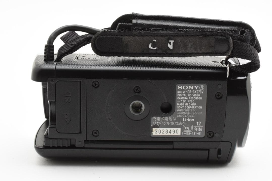 【美品】Sonyビデオカメラ HDR-CX270Vブラック#2479884