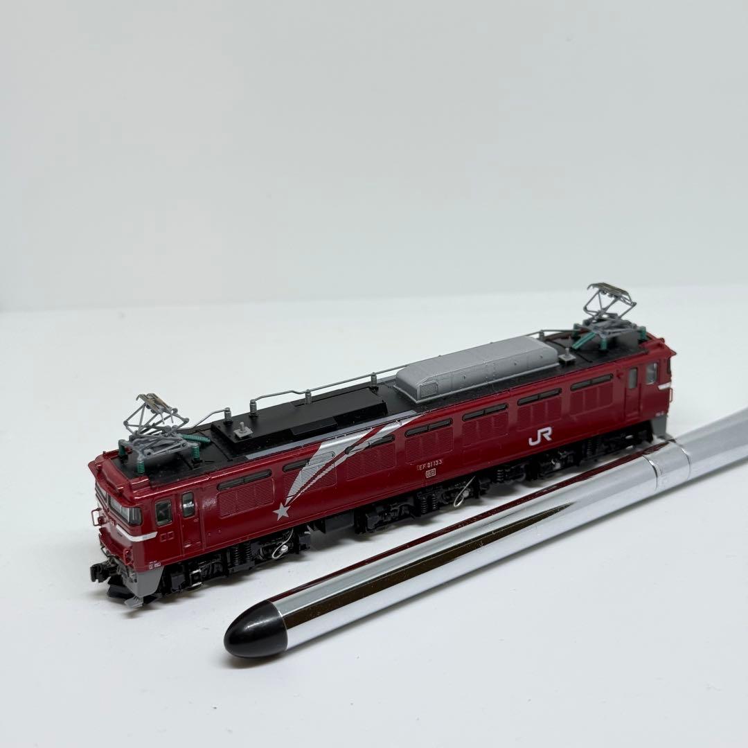 （艶出し、色差し加工あり）TOMIX EF81 133号機ヒサシ付き