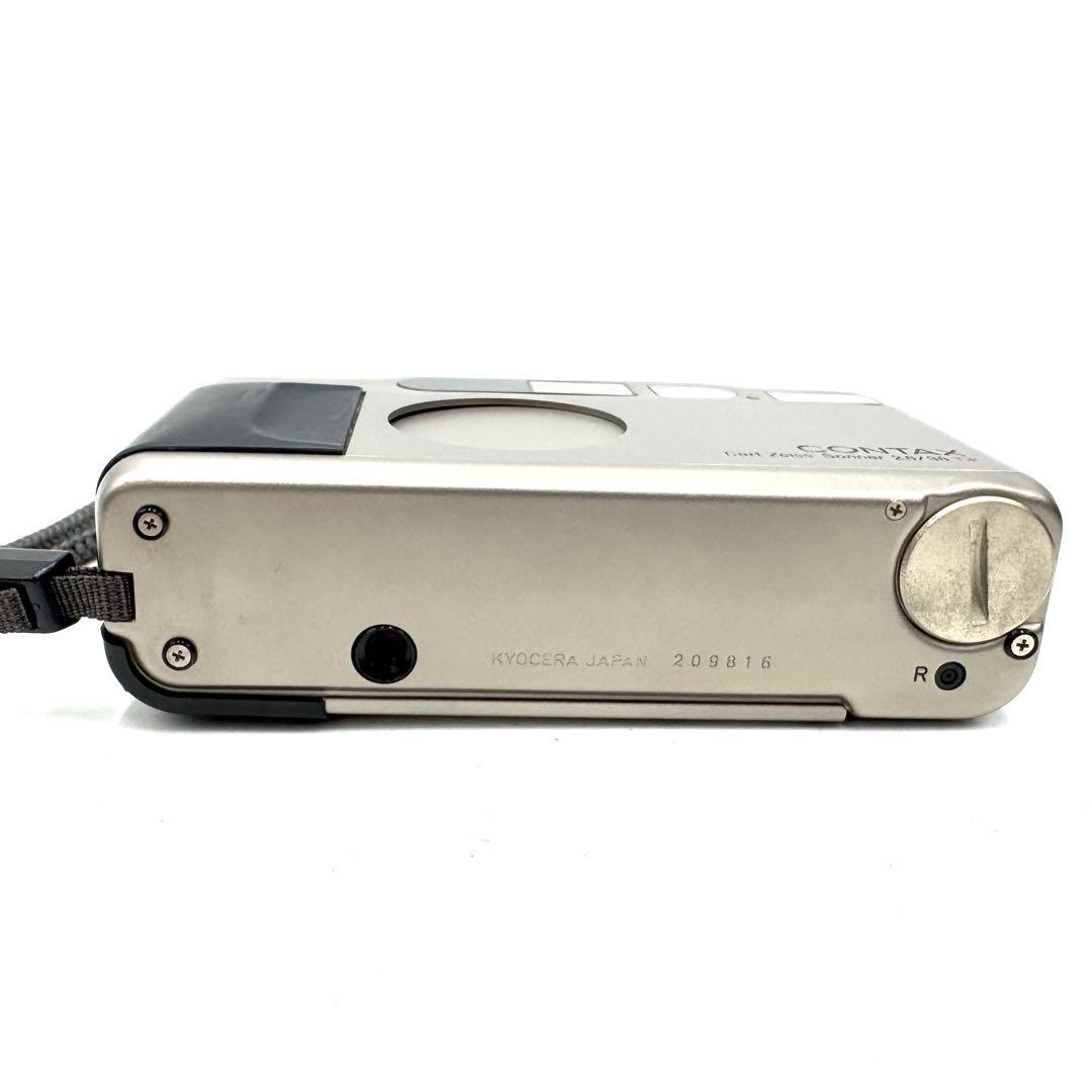 動作良好 CONTAX コンタックス T2 チタンシルバー フィルムカメラ