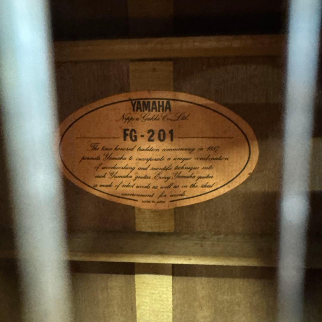 Yamaha FG-201 アコースティックギター ヤマハ ケース付