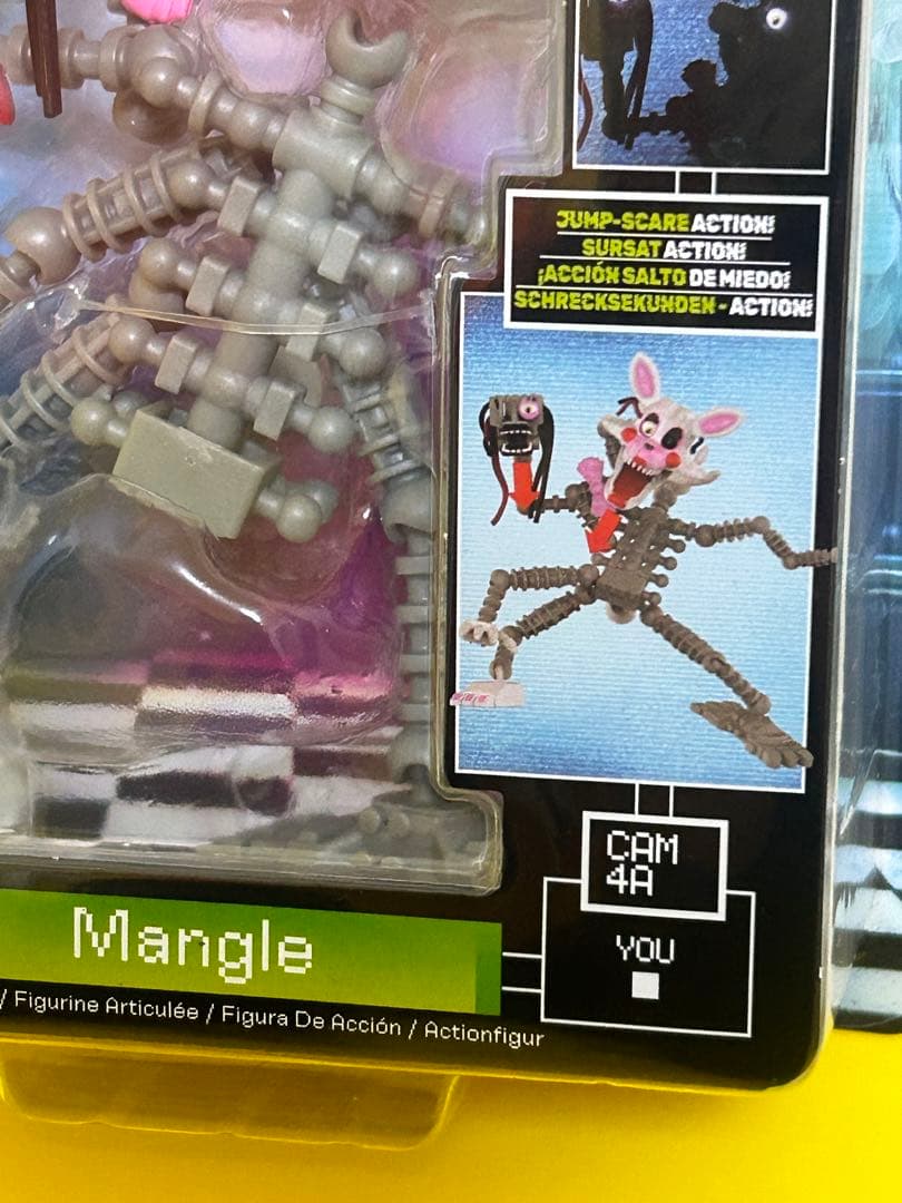 ファイブナイツアットフレディーズ　アクションフィギュア　fnaf マングル