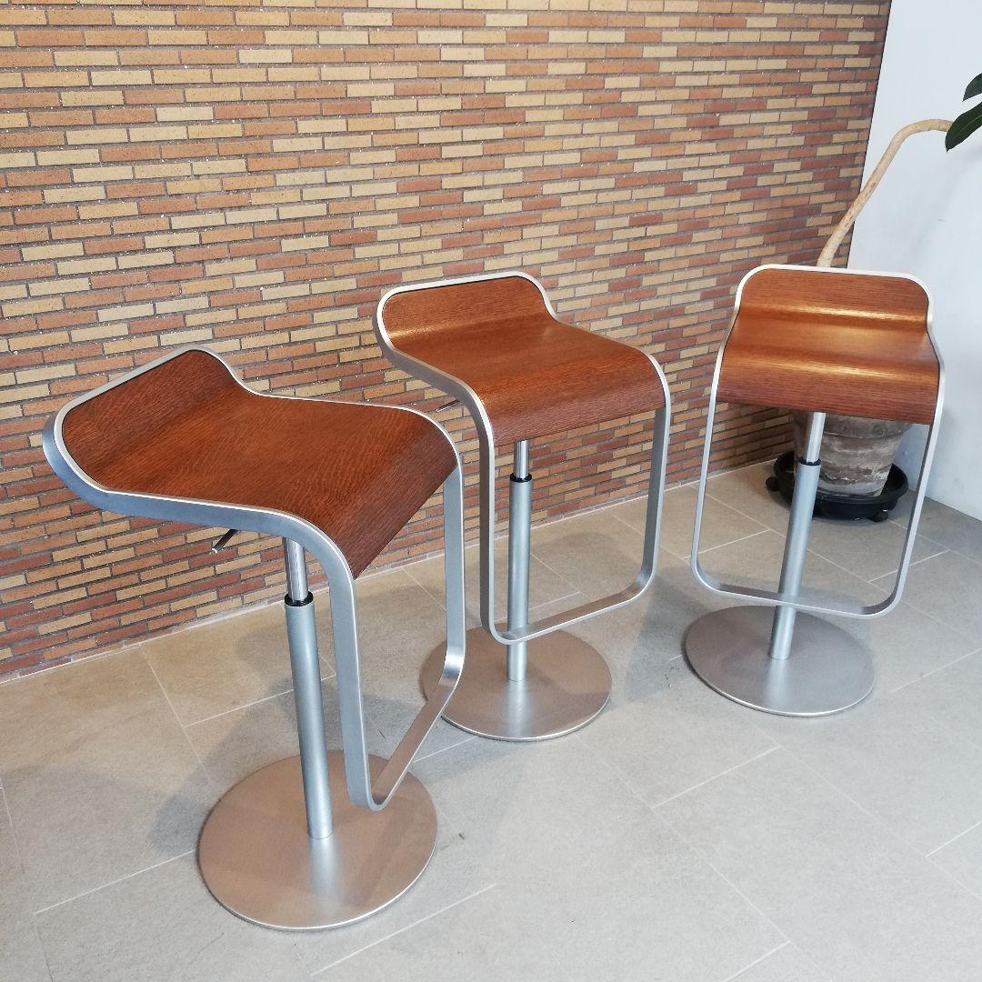 三分割のAΦ【3脚セット】lapalma LEM ハイスツール カウンターチェア