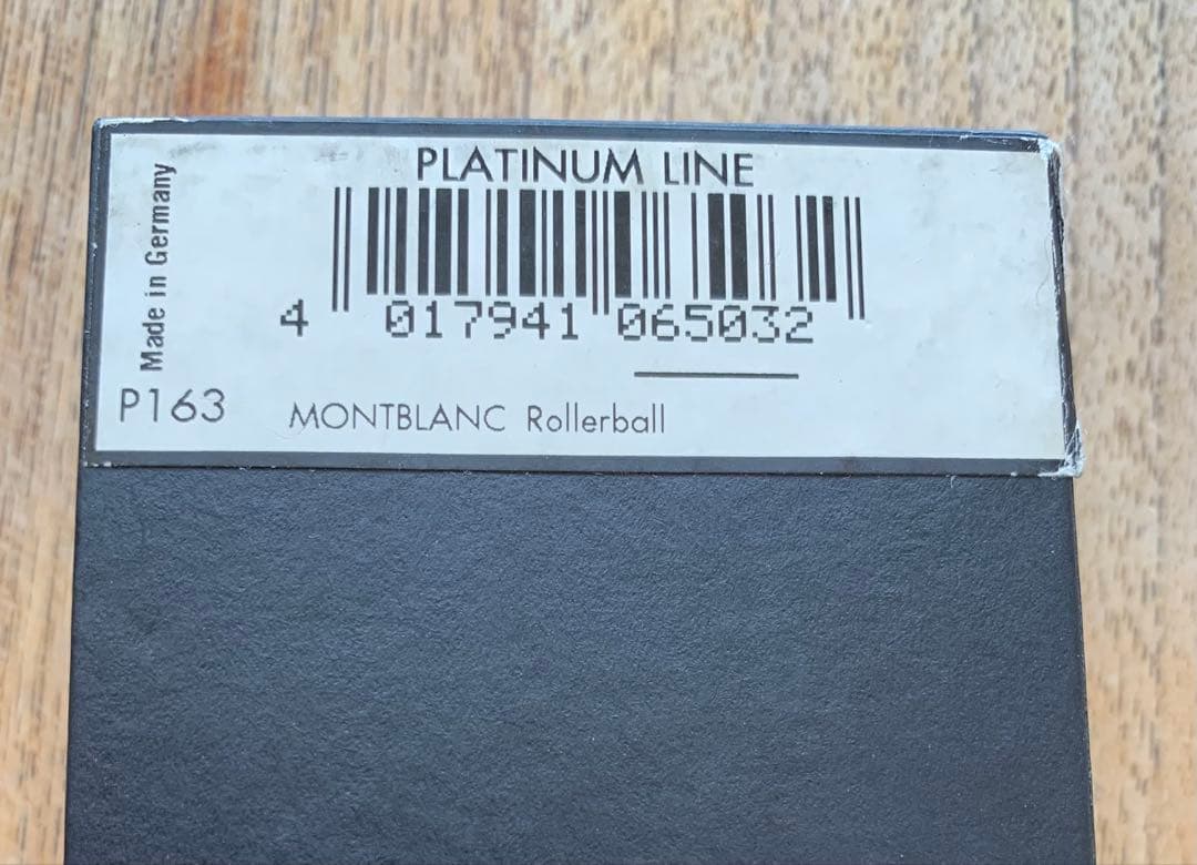 MONT BLANC ローラーボールペン 黒