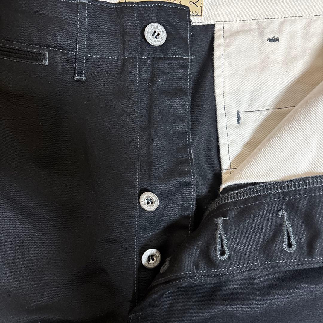 William Gibson チノパン 黒　32インチ