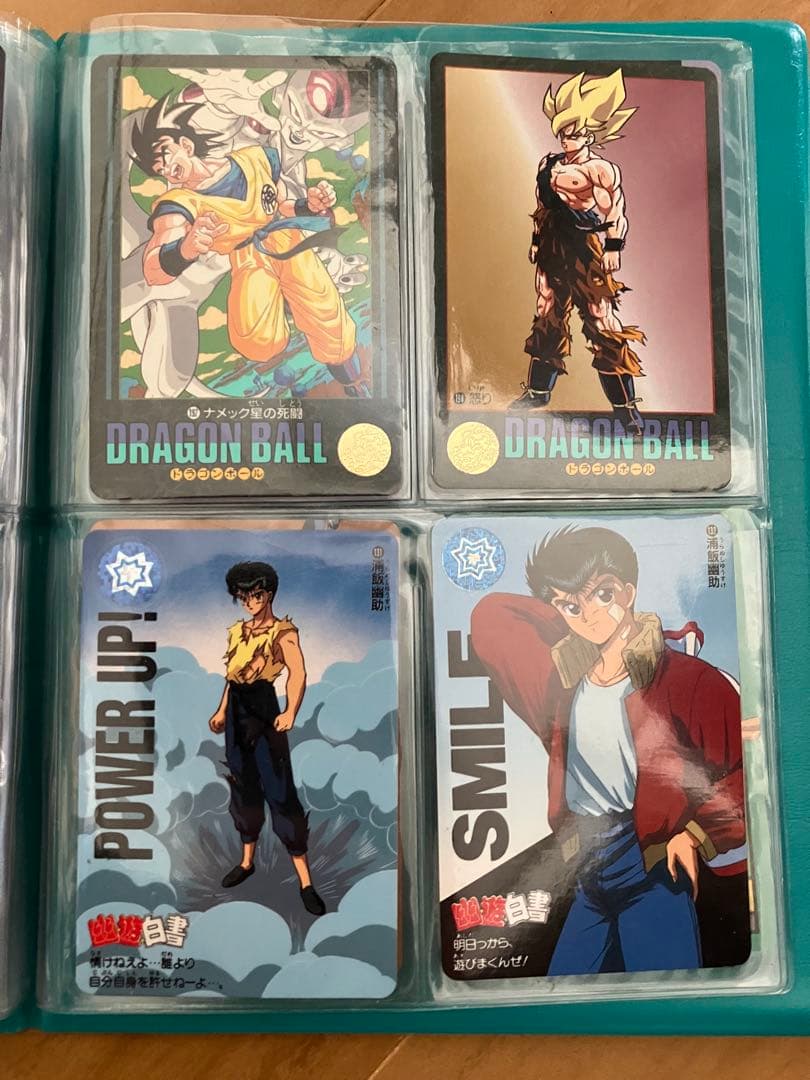 カードダス　ドラゴンボール　幽遊白書　エヴァンゲリオン　スラムダンク　カード
