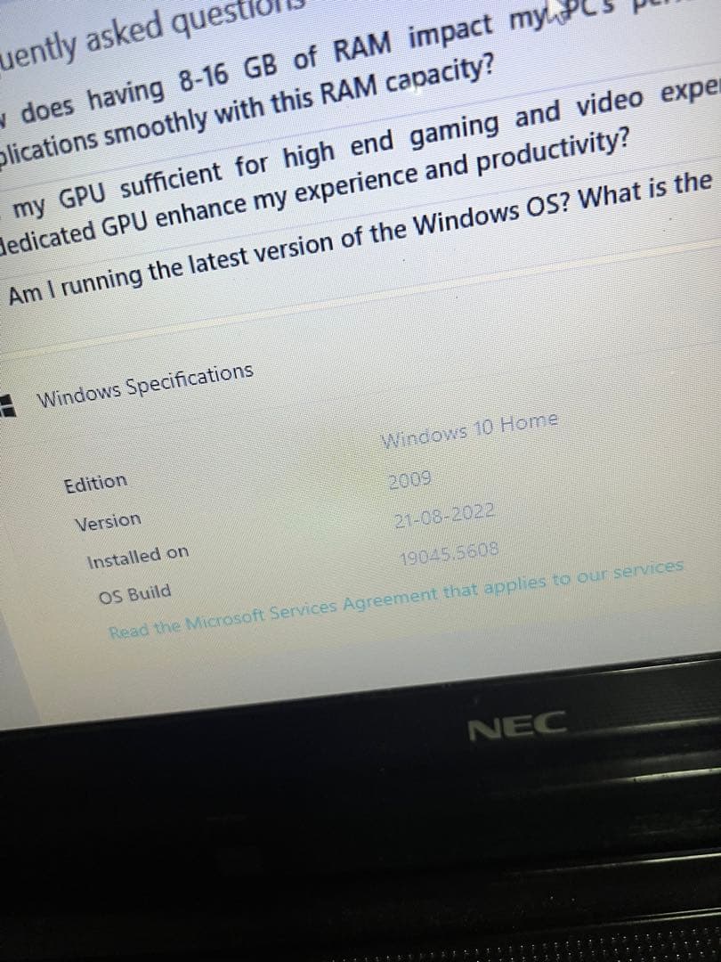 NEC LAVIE ノートPC