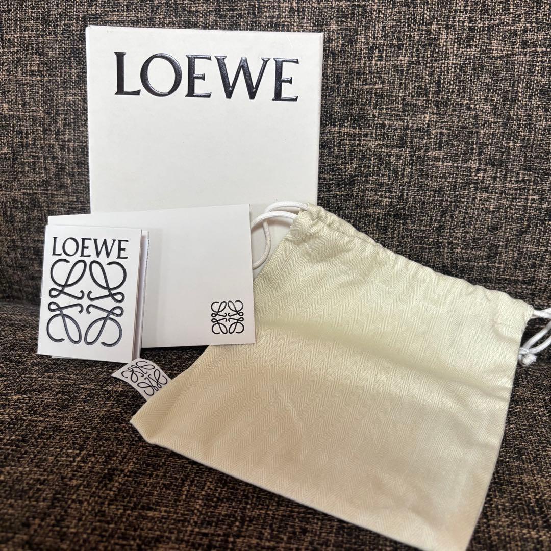 LOEWE アナグラム コンパクト フラップウォレット ローズマリー 財布