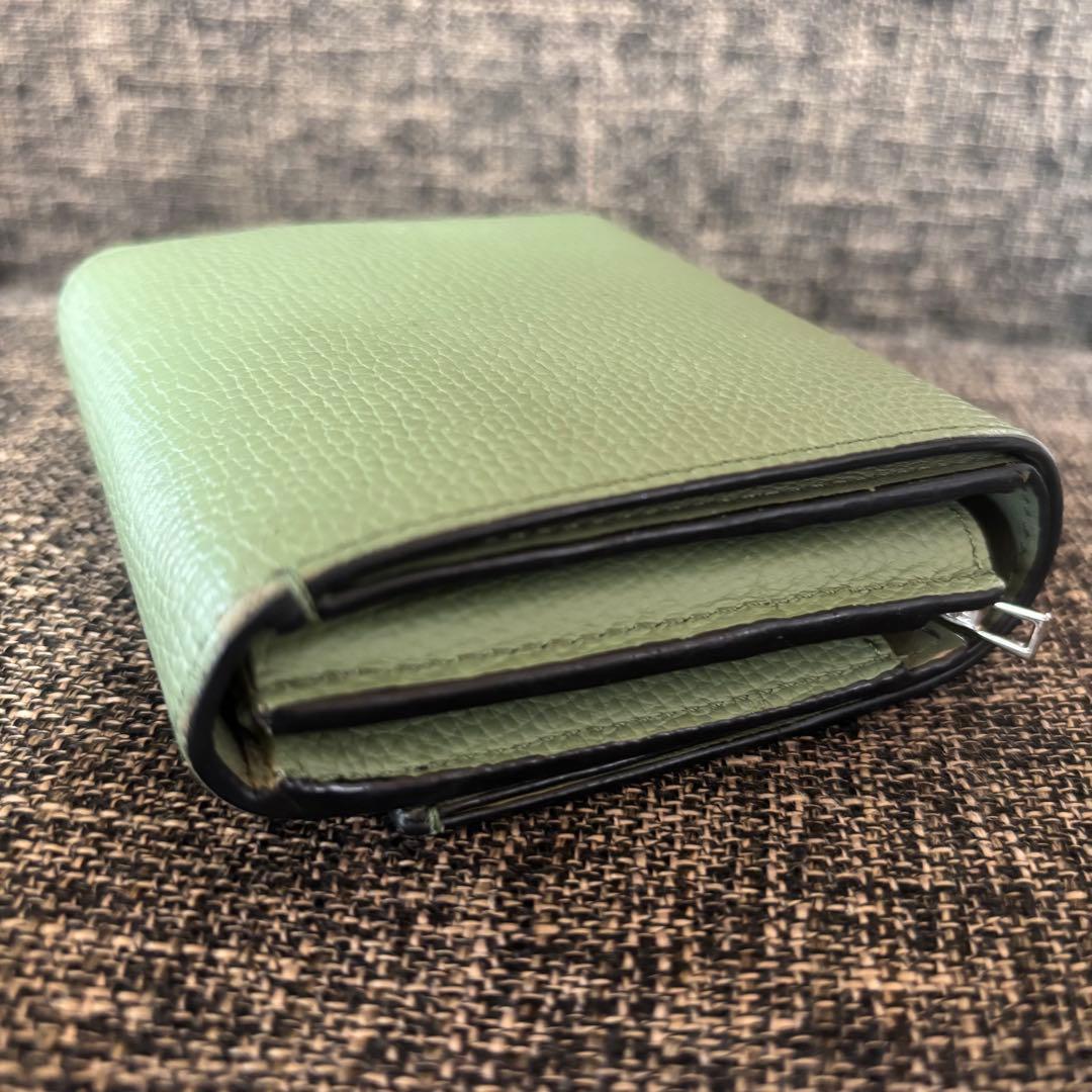 LOEWE アナグラム コンパクト フラップウォレット ローズマリー 財布