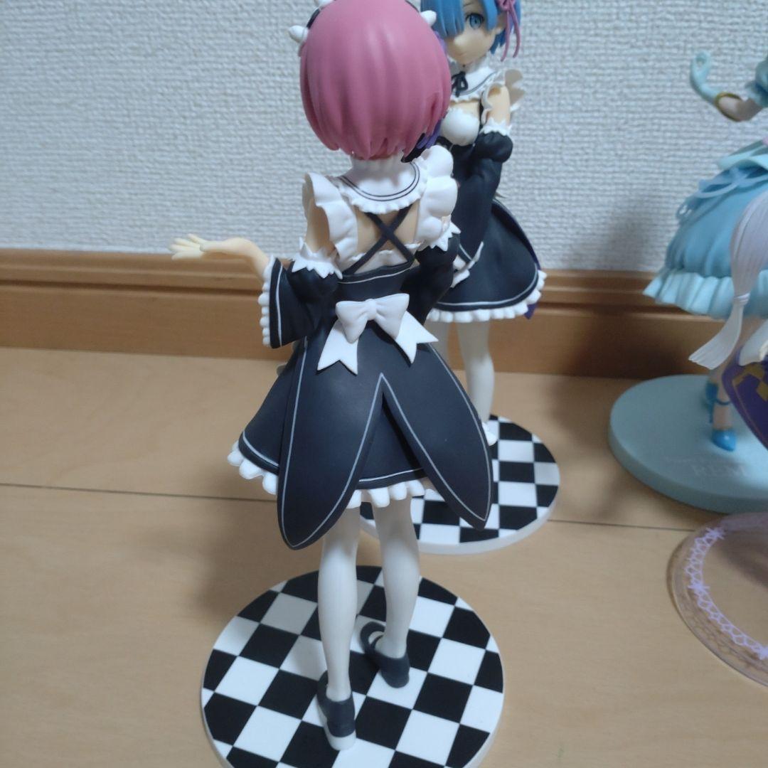 Re:ゼロから始める異世界生活B賞　エミリア　フィギュア　プライズレム　ラム