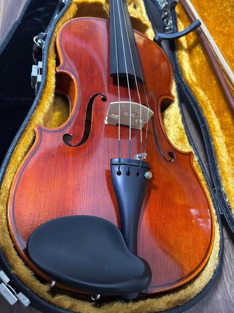 【中古良音】美品✨ 鈴木バイオリン 520 4/4 1984 肩当て付 名機