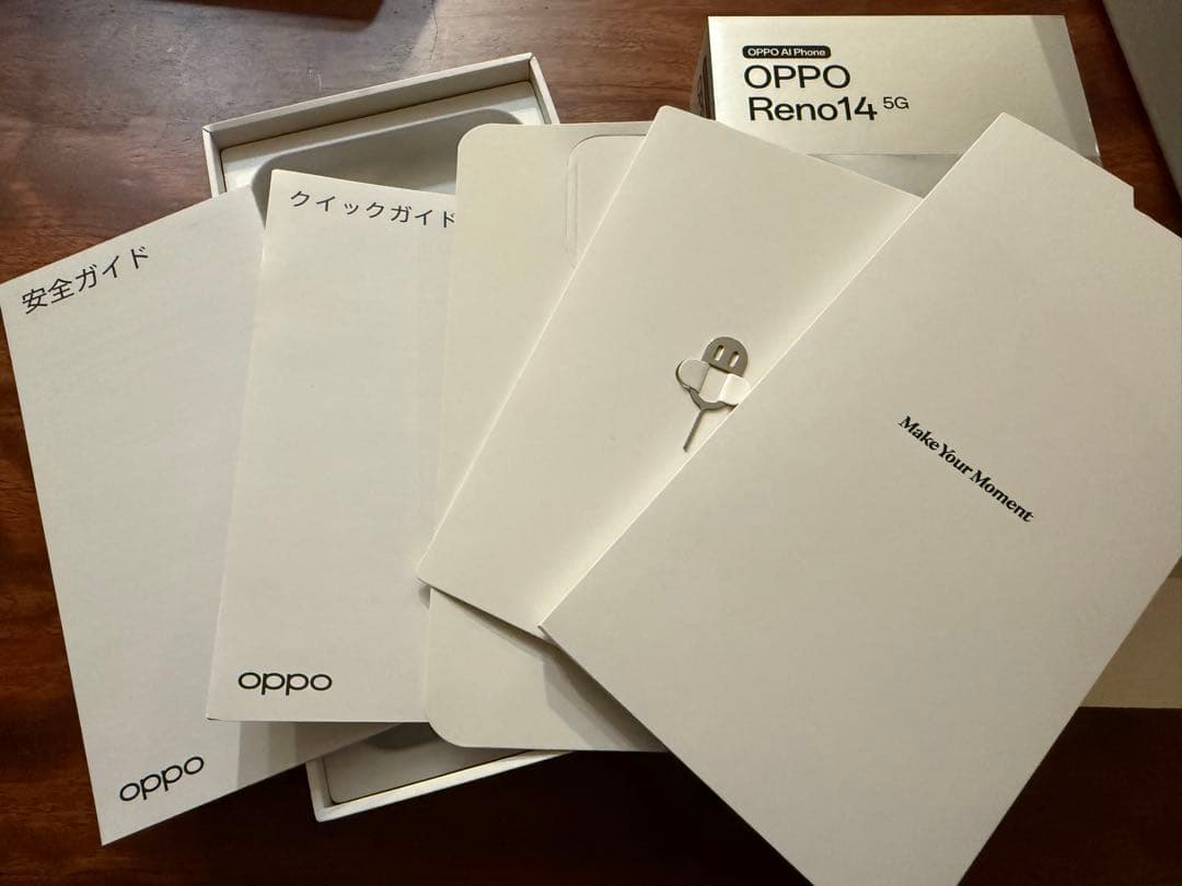 OPPO Reno14 5G オパールホワイト　本体