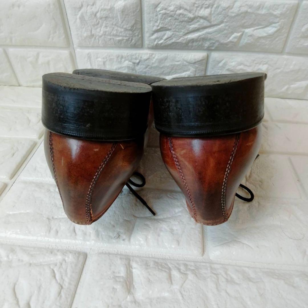 ロッソ フェオレンティーノ　レザードレスシューズ　27.5cm相当　イタリア製