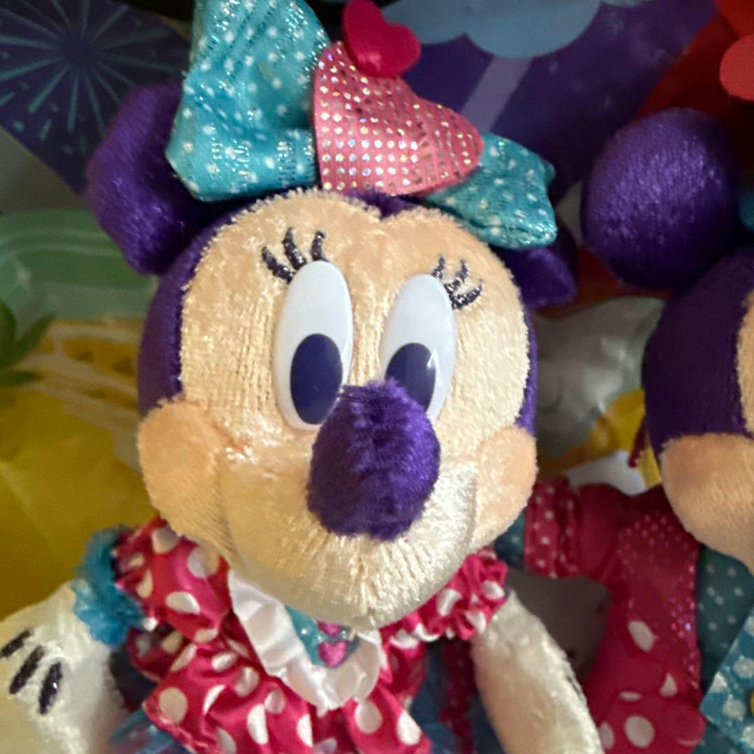 ミニーファンダーランドミキミニぬいぐるみバッチセット