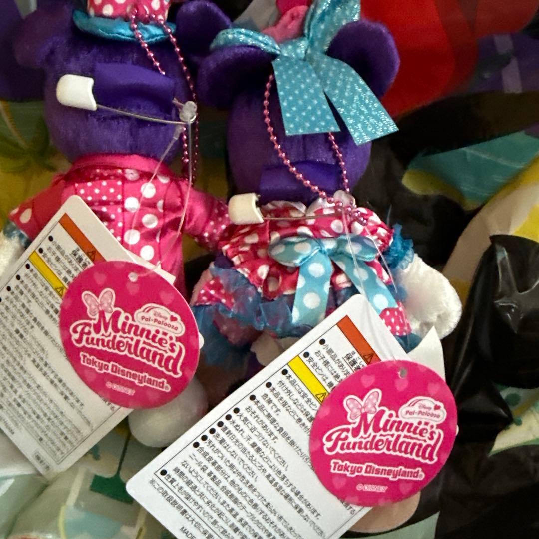 ミニーファンダーランドミキミニぬいぐるみバッチセット