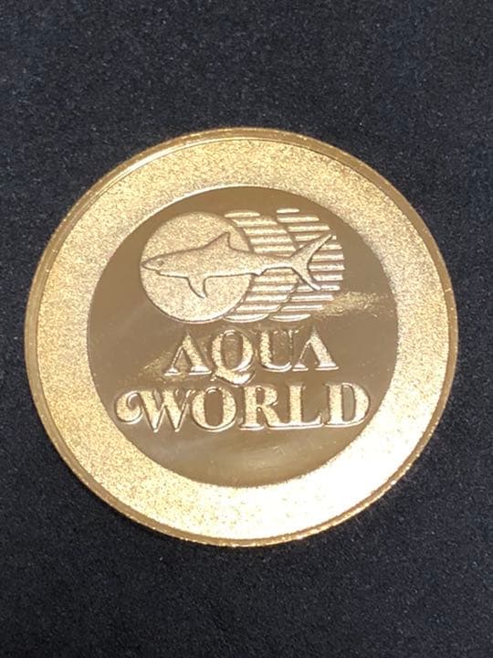 アクアワールド大洗水族館★ハンマーシャーク☆記念メダル★茶平工業