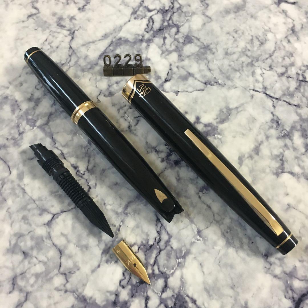#0229 オーバーホール済み 万年筆 SAILOR ショート21k