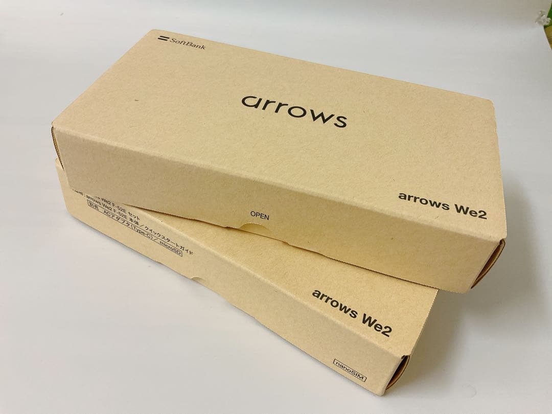 【新品同様】 ARROWS We2 ネイビー 2台セット