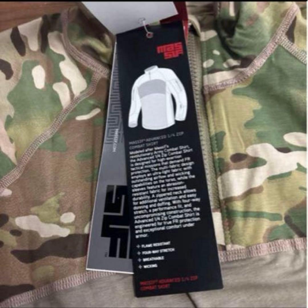 新品　未使用品　MASSIF FR COMBAT SHIRT MEDIUM
