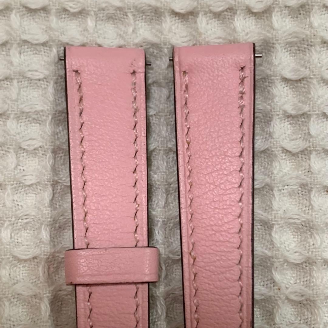 限界価格　HERMES 時計ベルト　ヴォースウィフト　ローズサクラ　13mm
