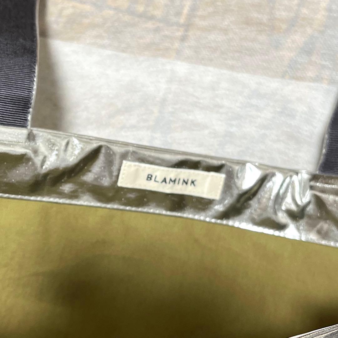 【新品未使用】25SS BLAMINK ブラミンク ノベルティバッグ　シルバー