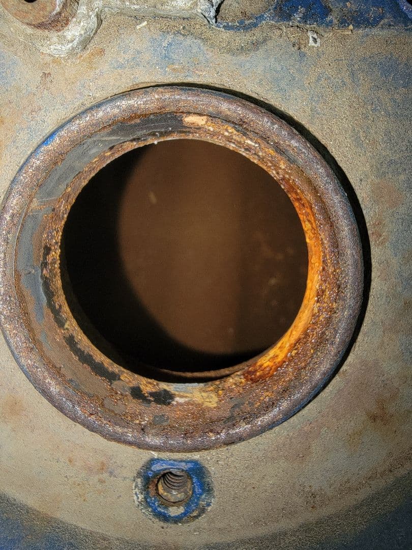 YAMAHA バイクタンク 青 ストライプデザインTZR125 用