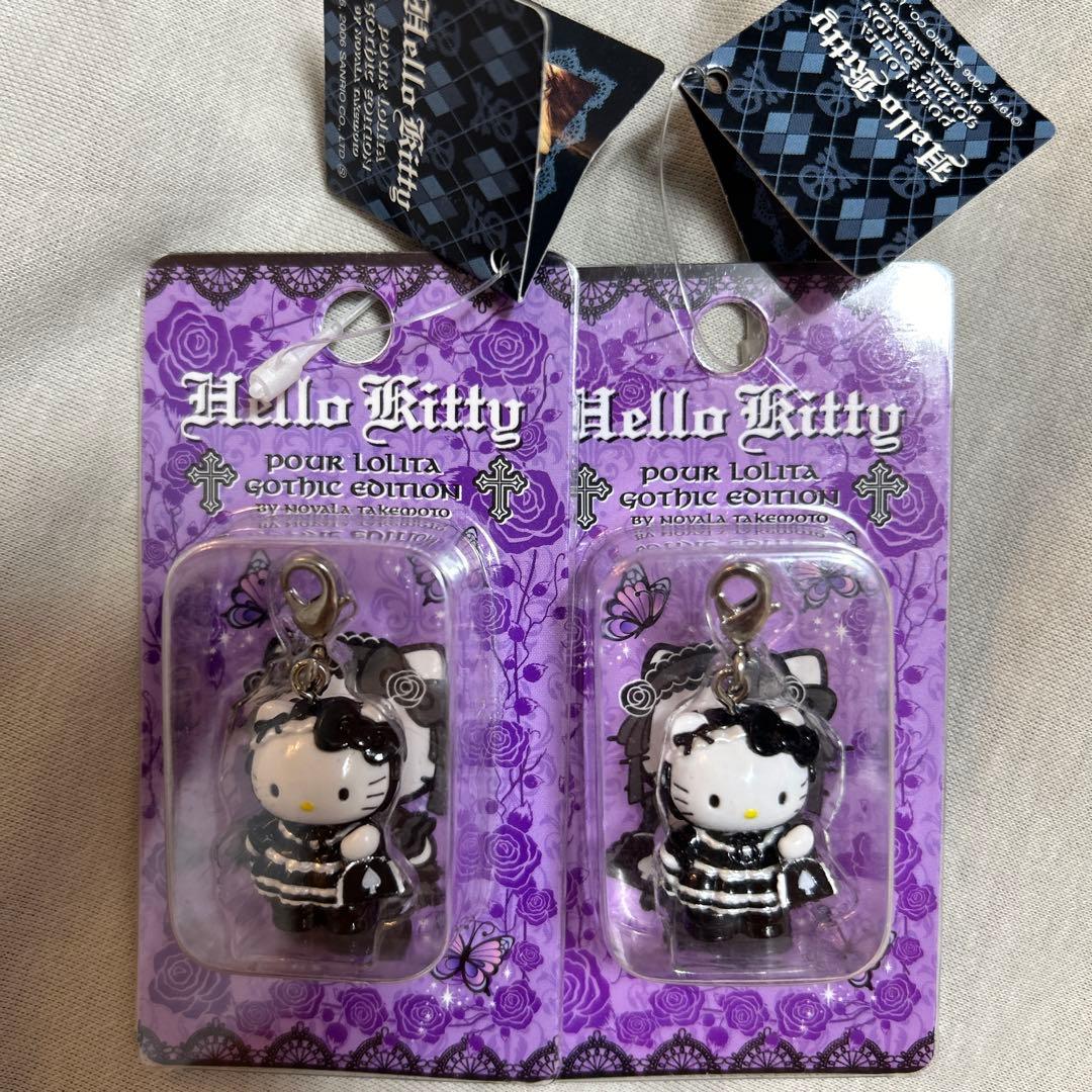 根付けキティ　ストラップ ５個セット　嶽本野ばら