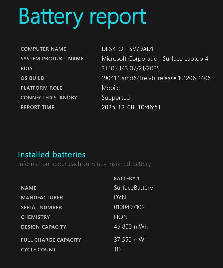 ✨ Microsoft Surface Laptop 4（13.5 ／シルバー）