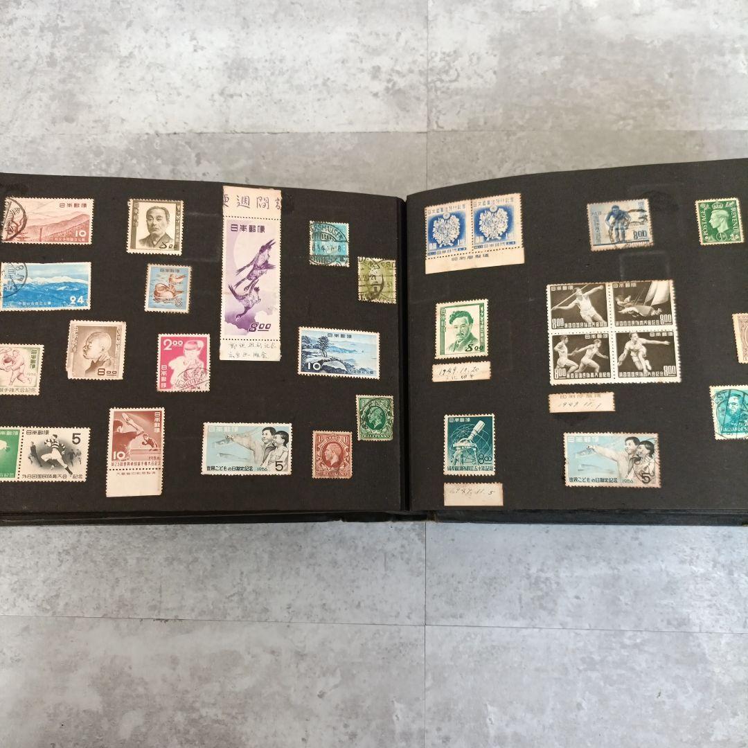 切手収集アルバム　アンティーク　ヴィンテージ　骨董　第日本帝国