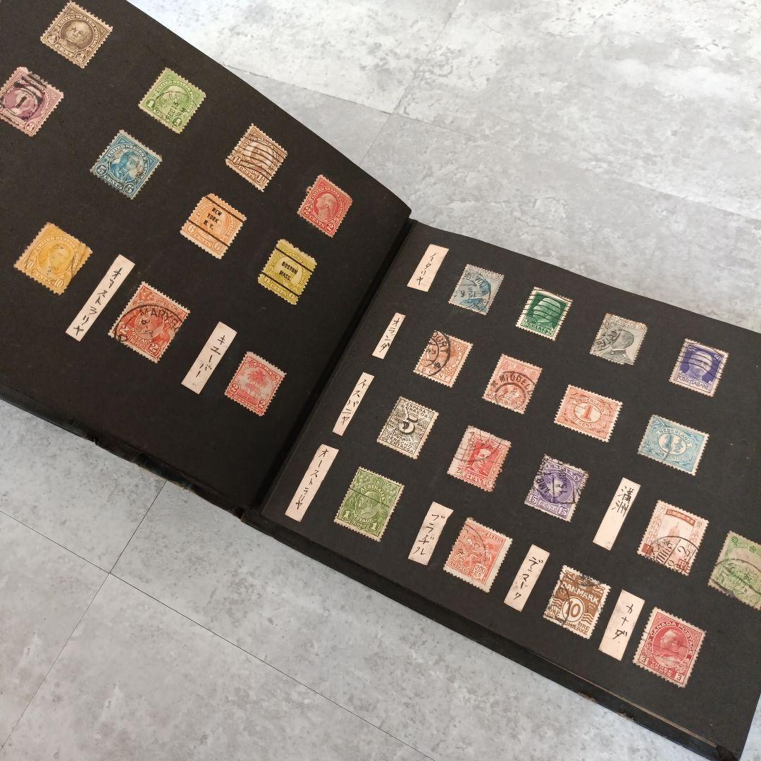 切手収集アルバム　アンティーク　ヴィンテージ　骨董　第日本帝国