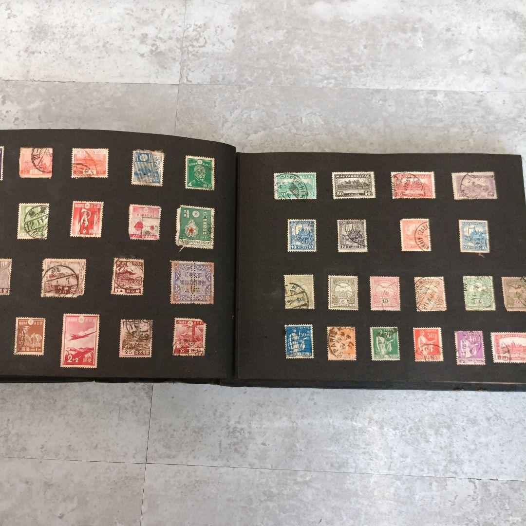 切手収集アルバム　アンティーク　ヴィンテージ　骨董　第日本帝国