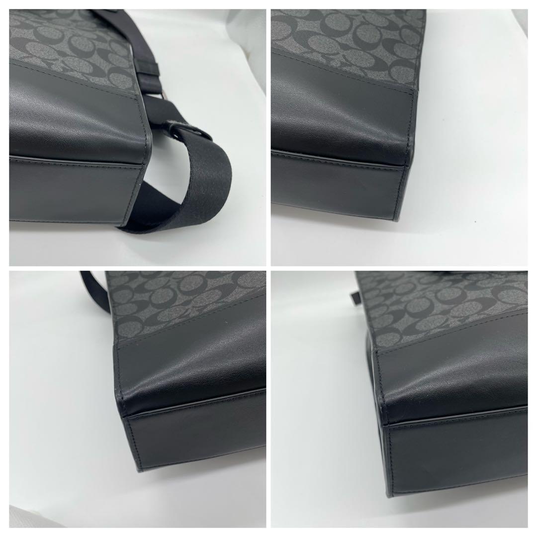 【極美品】コーチ　ビジネス　トートバッグ　グラハム　シグネチャー　2way