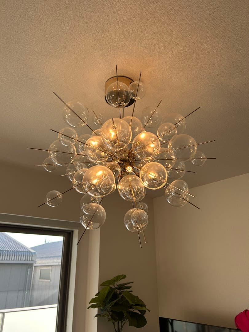 【引取限定】バブルシャンデリア　BALLON バロン　多灯ペンダントライト