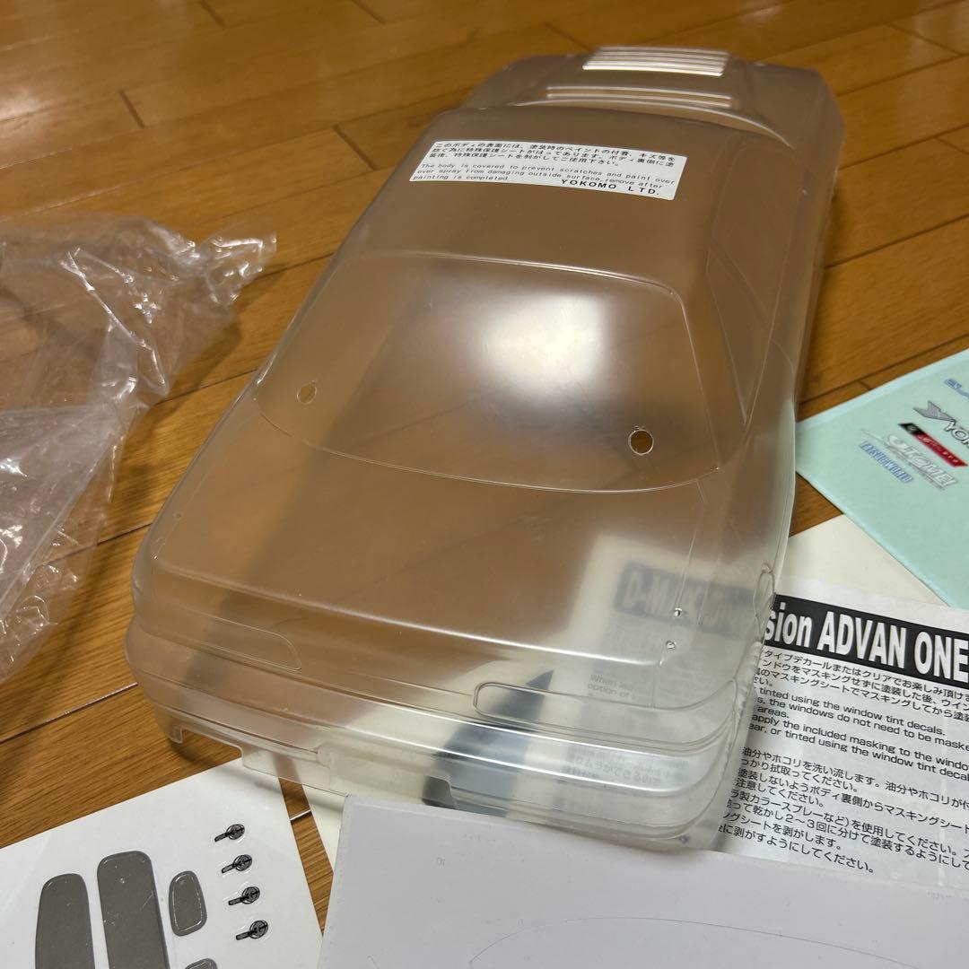 ラジコンボディ ヨコモ ワンビア DMAX ADVAN ステッカー付き