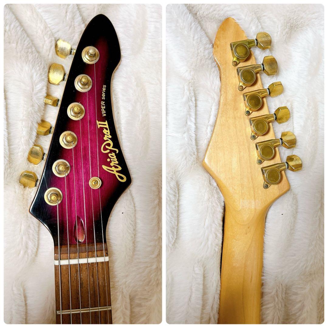 Aria Pro II Viper series シースルー仕上げ エレキギター