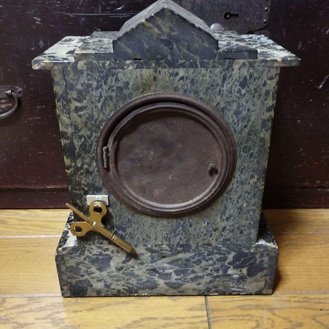 アンソニア置時計　USA製　大理石　アンティーク