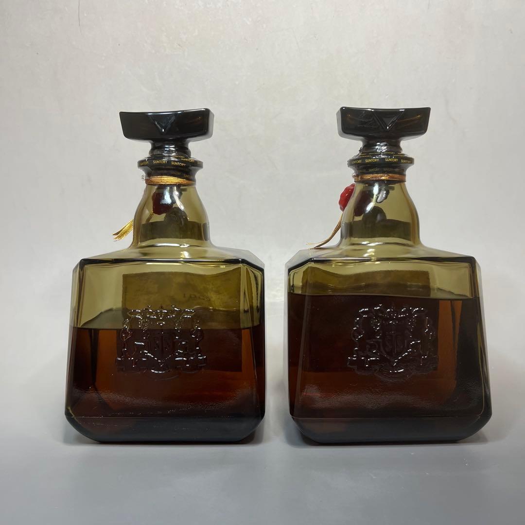 未開栓 古酒 サントリー ウイスキー ロイヤル 1000ml 2本まとめて 箱付