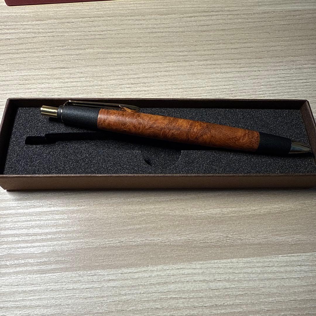 ボナンペン　真鍮金具　本花梨瘤