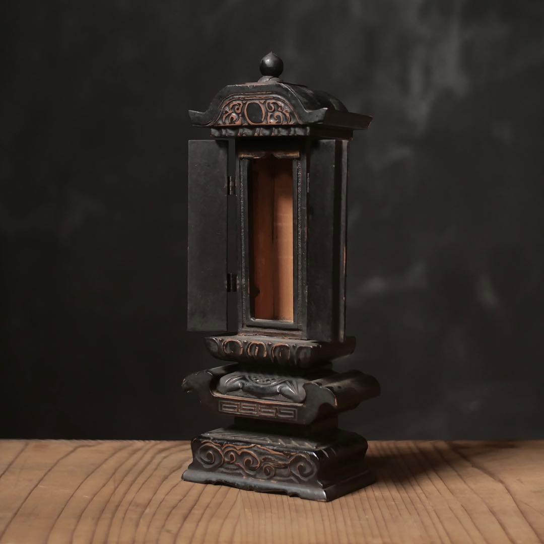 厨子　木製　骨董品　骨董　コレクション　古家具　古道具　アンティーク　昭和レトロ