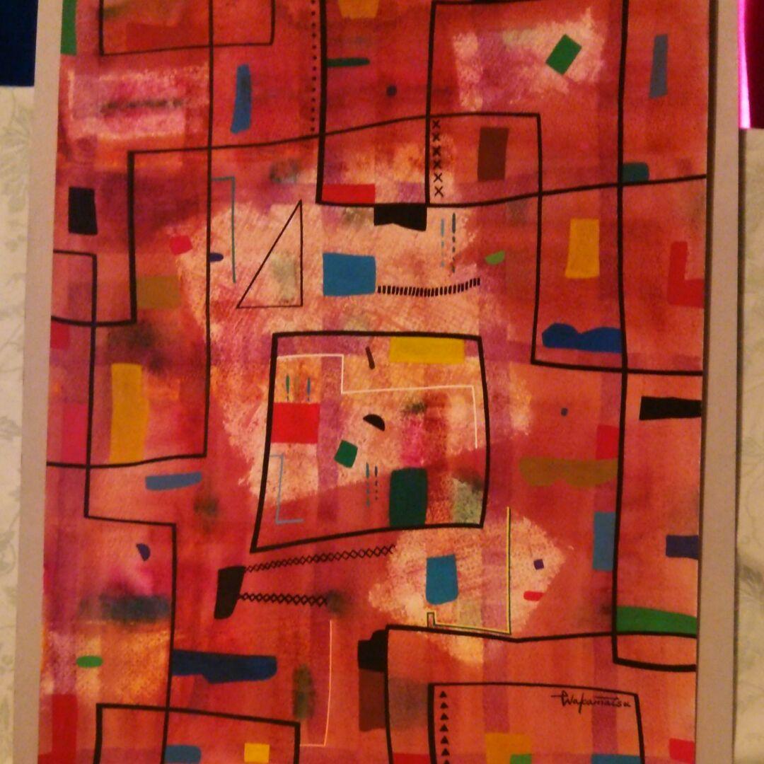 水彩画　ハーモニー10 F8号