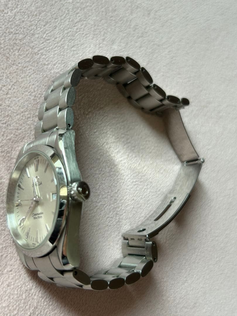 オメガ シーマスター アクアテラ クォーツ OMEGA銀座店購入 電池交換済