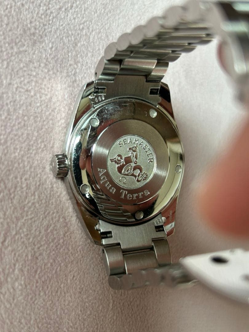 オメガ シーマスター アクアテラ クォーツ OMEGA銀座店購入 電池交換済