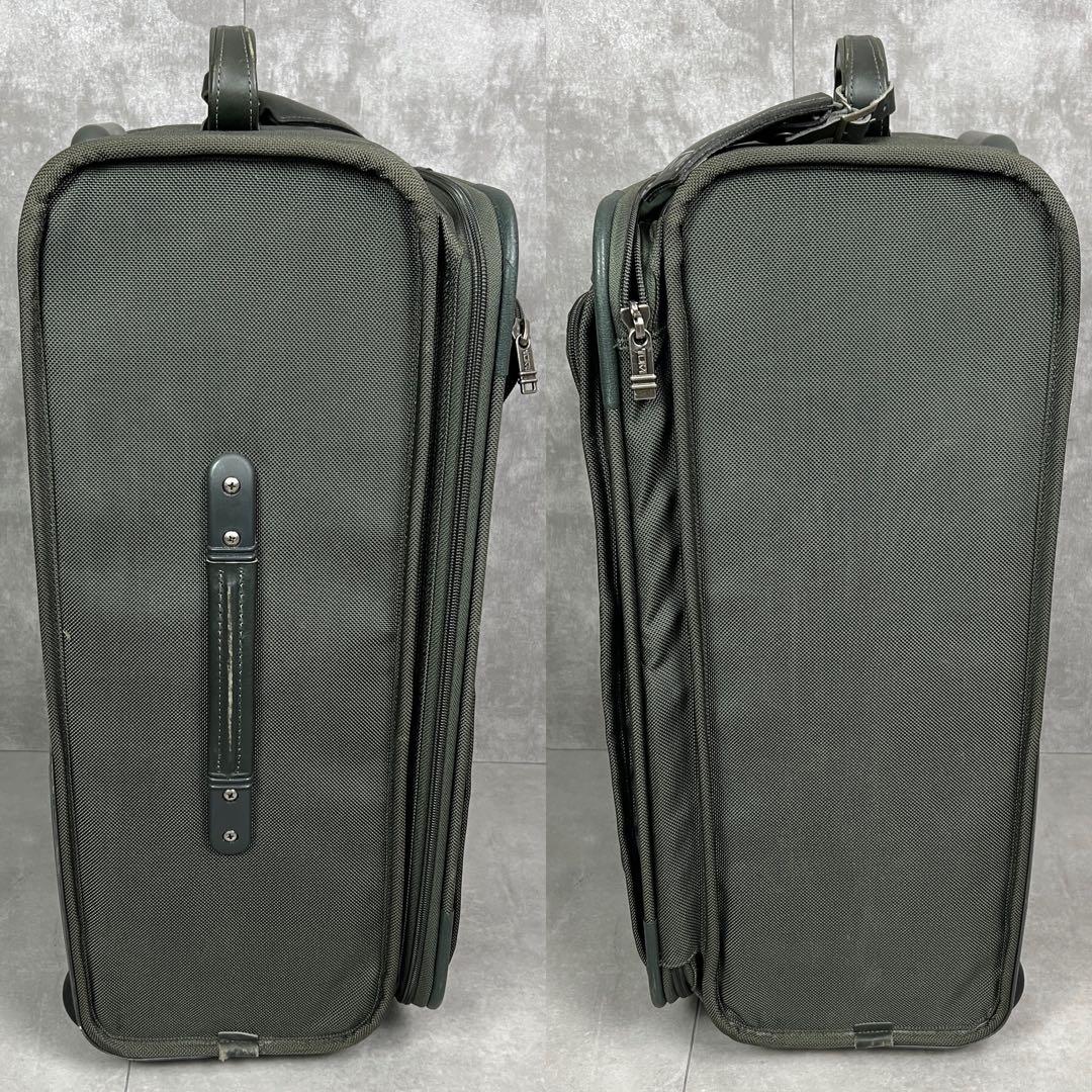 希少色　カーキ　TUMI　トゥミ　キャリーバッグ　スーツケース　2輪　出張　旅行