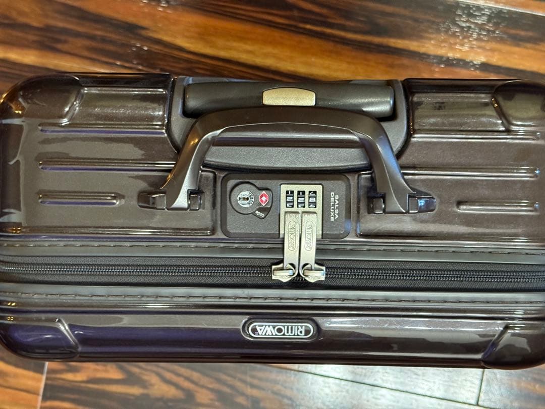 旅*は様 美品　RIMOWAリモワ　サルサデラックス　ビジネストロリー2輪　ブラ