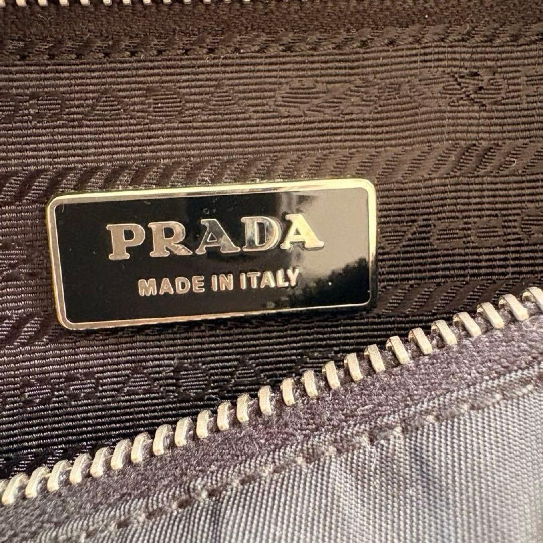 PRADA プラダ ナイロントートバッグ ブラック／ショルダーベルト付