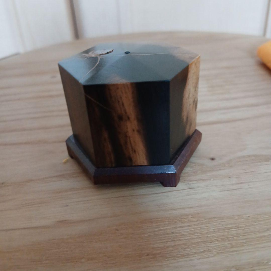 吉田華正　黒柿　鈴虫　香合