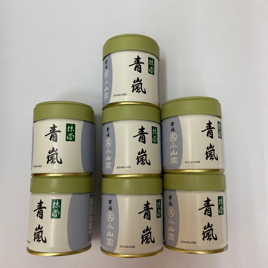 小山園 抹茶 青嵐40g缶入り 7個セット