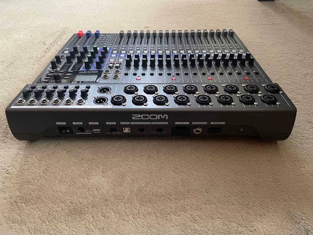 【動作確認済】ZOOM LiveTrak L-20 ＋ BTA1 ＋ FS01