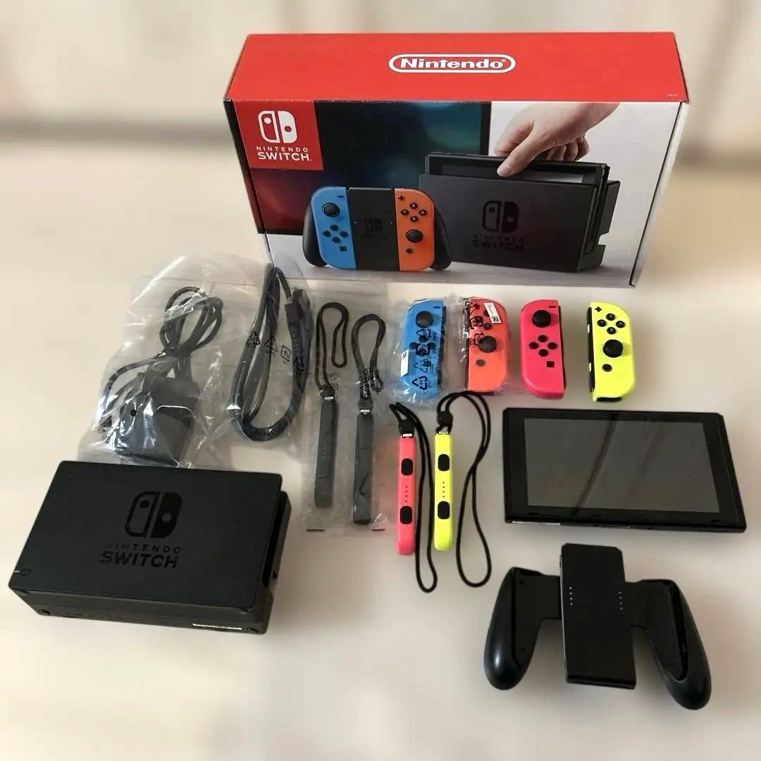 Nintendo Switch スイッチ本体➕追加Joy-Con２つ➕収納ケース